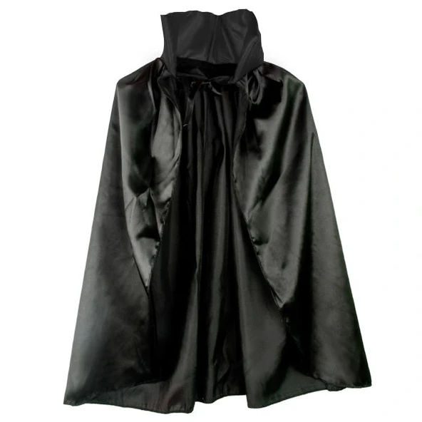 Siyah Renk Yakalı Halloween Pelerini 90 Cm ürün görseli 1