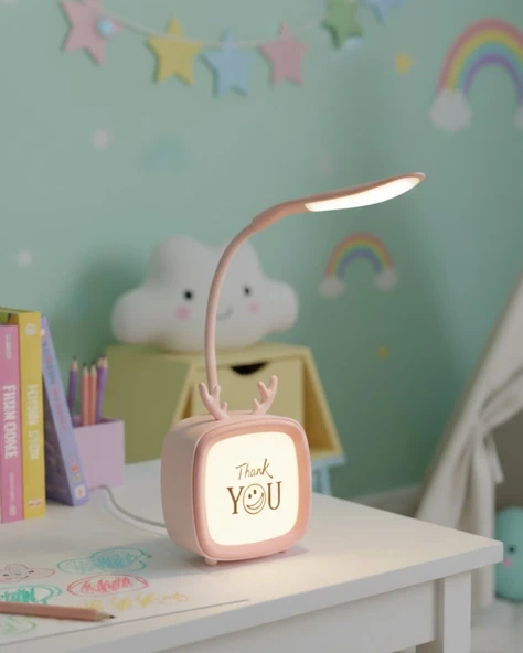 Kablosuz LED Masa ve Gece Lambası Dekoratif Şarjlı Tasarım ürün görseli 1