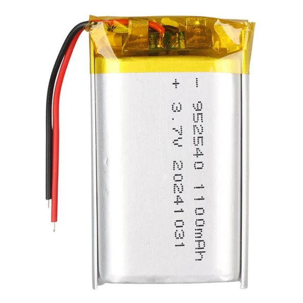 PowerMaster 952540 3.7V 1100mAh Lityum Polimer (Li-po) Batarya Ciklet Pil ürün görseli 1