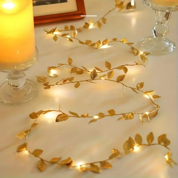 3 Metre Yaldızlı Gold LED Işık - Resim 2