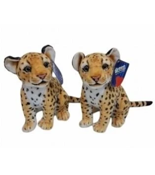 PL50134 25 CM OTURAN KÜÇÜK KAHVERENGİ LEOPAR-HLY ürün görseli 1