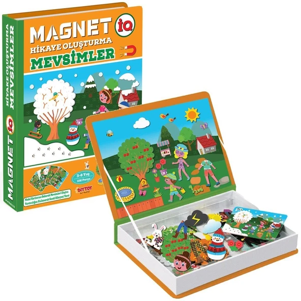 1505 DıyToy, Magnet Hikaye Oluşturma - Mevsimler / +3 yaş ürün görseli 1
