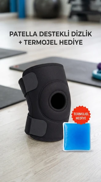 Sporcu Dizliği Çapraz Bağ Destekli Termojel Hediyeli Medikal Korsesi ürün görseli 1
