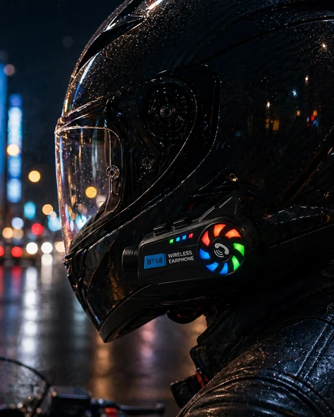 Kask Üstü Kamera Bluetooth Müzik ve Çağrı Özellikli Geniş Açılı Lens ürün görseli 1