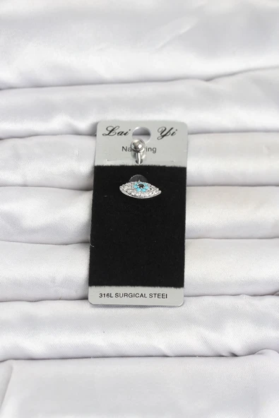 316L Cerrahi Çelik Göz Model Göbek Piercing ürün görseli 1