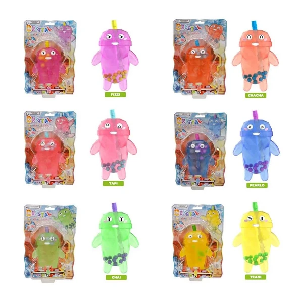 Bubble Tea Crystal Boba Pals Serisi 14 cm - 1 Adet Stokta Olan Gönderilir ürün görseli 1