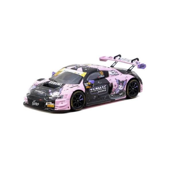 Eco Lounge 1/64 Audi R8 LMS GT3 evo II Macau GT Cup - FIA GT World Cup 2024 #10 with Tarmac Cards Combo Set ürün görseli 1