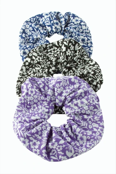 Çiçek Desenli Simit Toka 13 cm ürün görseli 1