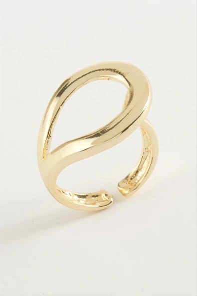 Oval Metal Yüzük ürün görseli 1