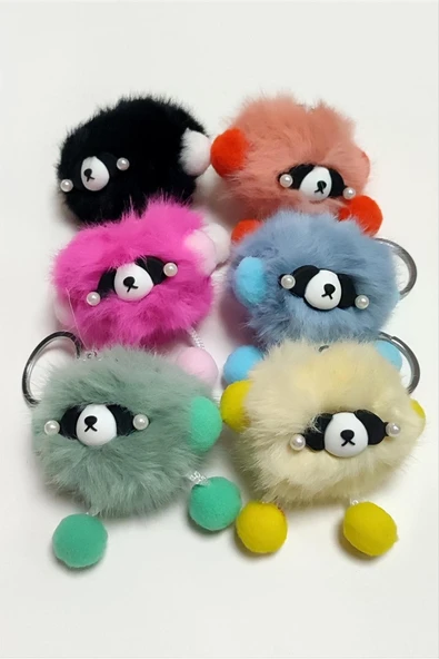 Gözlüklü Peluş Anahtarlık ürün görseli 1