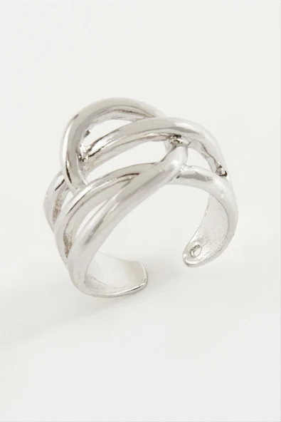 Oval Metal Yüzük ürün görseli 1