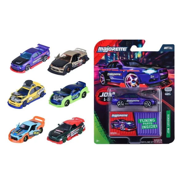 JDM Legends Deluxe Cars 6 Asorti ürün görseli 1