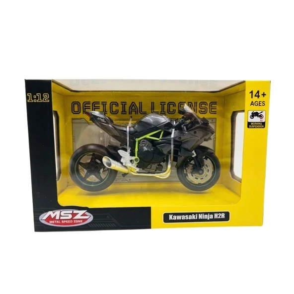 1/12 Kawasaki Ninja HR2 Model Motosiklet ürün görseli 1