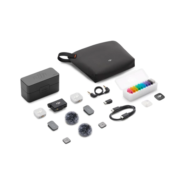 DJI Mic Mini 2 Kompakt Dijital Kablosuz Mikrofon Sistemi ( İki Kişilik) ürün görseli 1