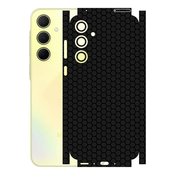 Samsung Galaxy A35 ile Uyumlu Bumper Serisi Premium Kaplama 360  Siyah ürün görseli 1
