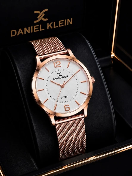 Daniel Klein Premium Seri Hasır Kordon 2 Yıl Garantili 3 Atm Suya Dayanıklı Kadın Kol Saati C13306.7 ürün görseli 1