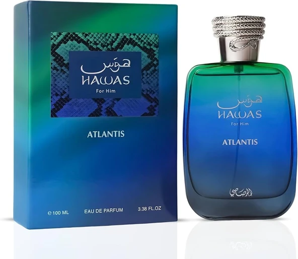 Rasasi Hawas Atlantis EDP 100 ML Erkek Parfümü ürün görseli 1