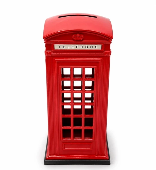Metal Telefon Kulübesi Kumbara Alk5391 ürün görseli 1