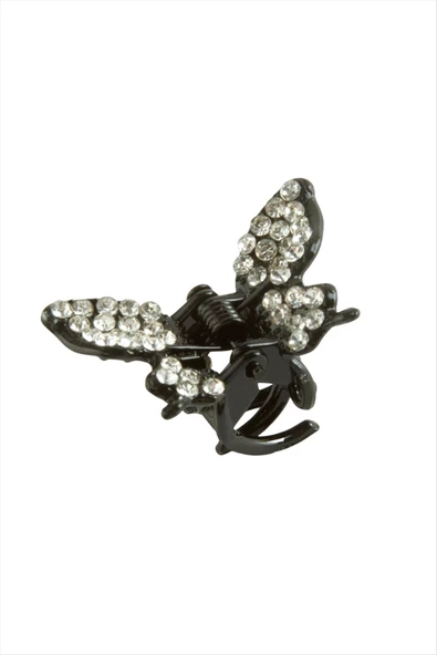 Kelebek Taşlı Minik Metal Mandal Toka 2,5 cm ürün görseli 1
