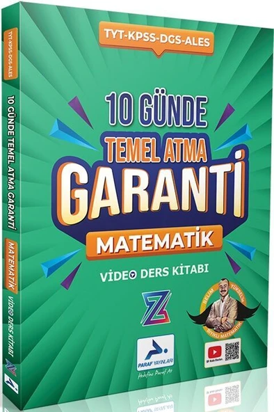 Paraf Yayınları TYT Matematik 10 Günde Temel Atma Garanti Video Ders Kitabı ürün görseli 1