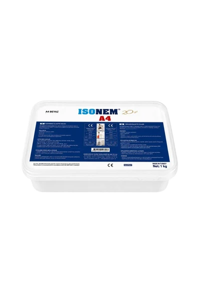 Isonem A4 Polimer Esaslı Dolgu Mastiği 1 Kg Beyaz ürün görseli 1