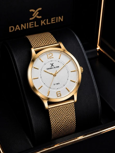 Daniel Klein Premium Seri Hasır Kordon 2 Yıl Garantili 3 Atm Suya Dayanıklı Kadın Kol Saati C13306.1 ürün görseli 1