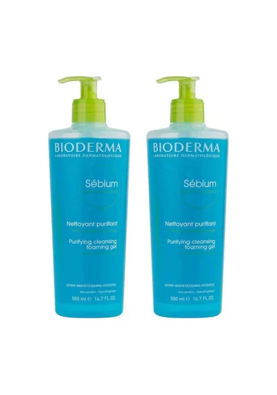 BİODERMA SEBİUM FOAMİNG TEMİZLEME JELİ 500 ML X 2 ADET ürün görseli 1