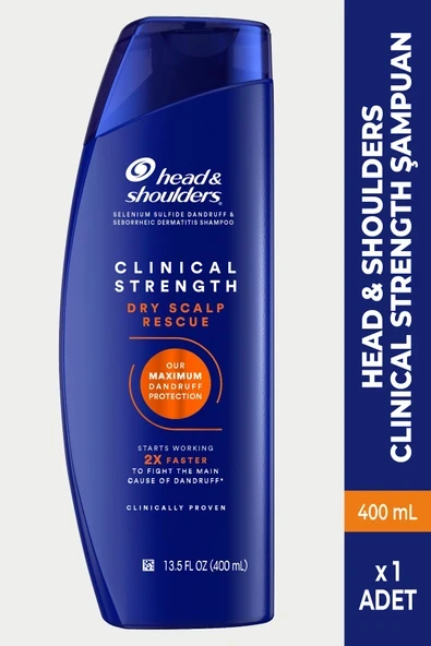 HEAD & SHOULDERS CLİNİCAL STRENGTH ŞAMPUAN 400 ML ürün görseli 1