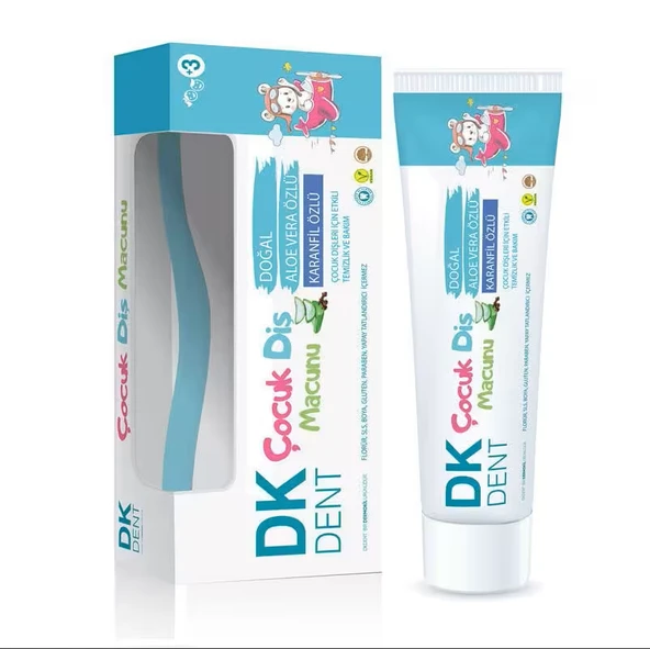 DK Dent Kids Diş Macunu 50 ml + Diş Fırçası Hediyeli ürün görseli 1