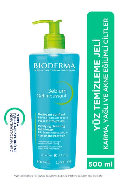 BİODERMA SEBİUM FOAMİNG TEMİZLEME JELİ 500 ML ürün görseli 1