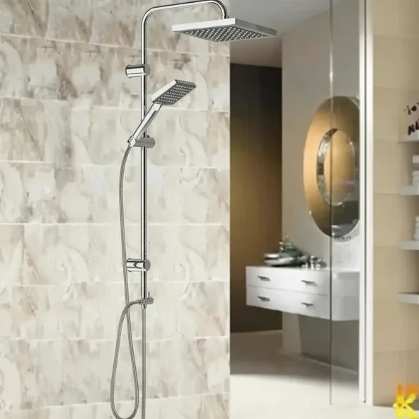 Irmak Premium Robot Yağmurlama Tepe Duş Sistemi – Modern Banyo Batarya Seti ürün görseli 1