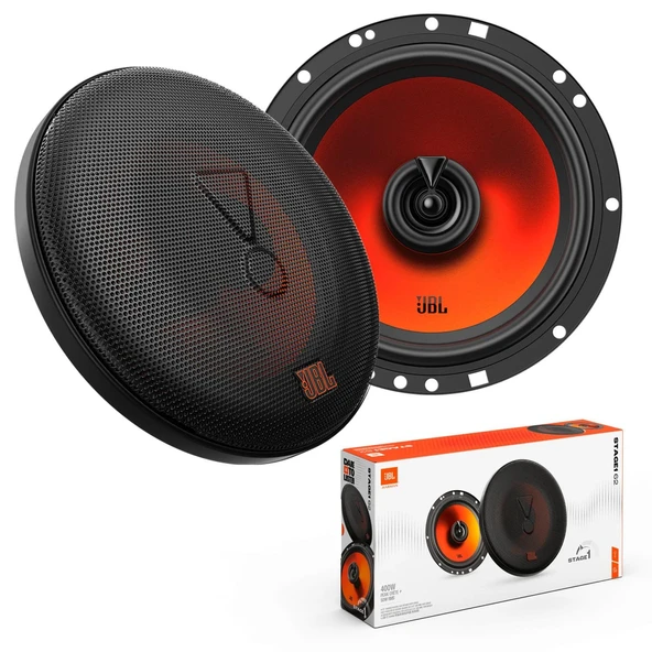 JBL STAGE1 62 Koaksiyel Hoparlör 16cm Tweeterli 2 Yollu Kapaklı 400 Watt 2 Adet ürün görseli 1
