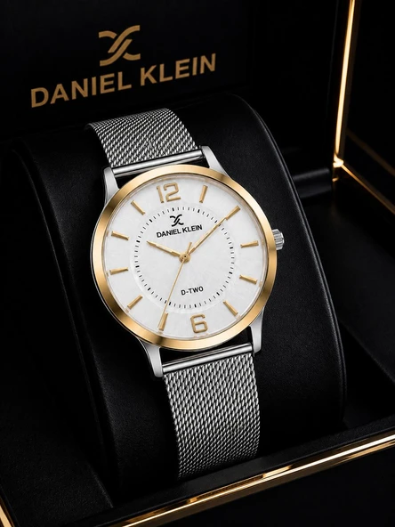 Daniel Klein Premium Seri Hasır Kordon 2 Yıl Garantili 3 Atm Suya Dayanıklı Kadın Kol Saati C13306.8 ürün görseli 1