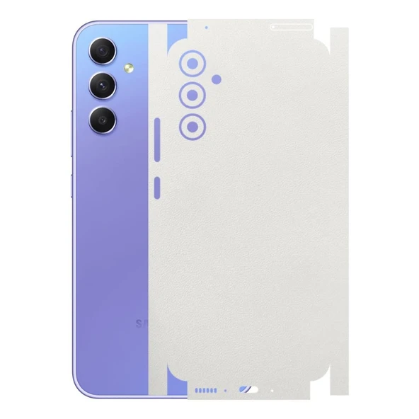 Samsung Galaxy A34 ile Uyumlu Bumper Serisi Premium Kaplama 360  Beyaz ürün görseli 1