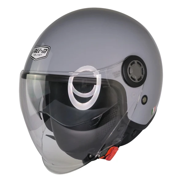 FR-612 NARDO GRİ YARIM KASK (GÜNEŞ VİZÖRLÜ) ürün görseli 1