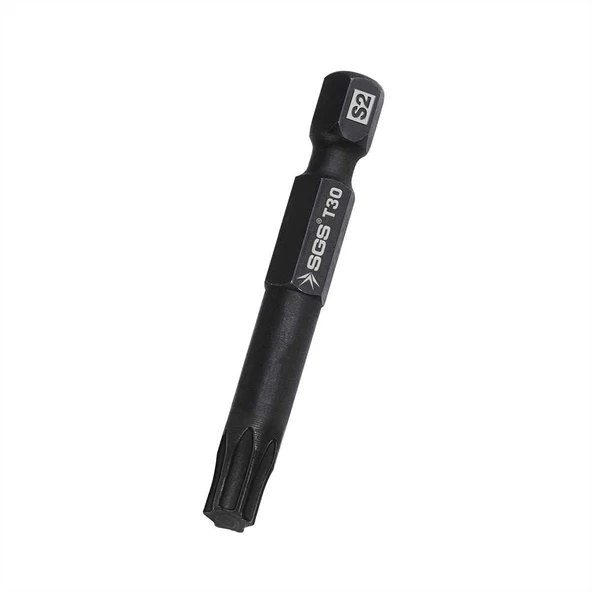 Sgs3845 Torx Uçlu Bits S2 T30 100mm Black-pro Series - 10 Adet ürün görseli 1