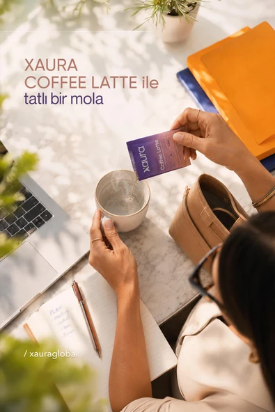 Xaura Global Coffee Latte 20 pcs 420 g - Resim 6
