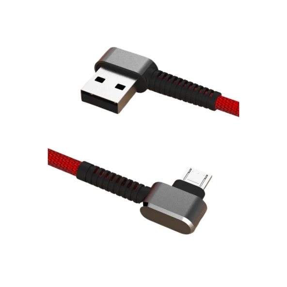 S73 Micro Usb Kablo 1m 2.1a - Kırmızı ürün görseli 1