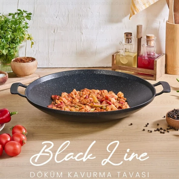 Falez Blackplus 34 cm Kavurma Tavası BLC3016 ürün görseli 1
