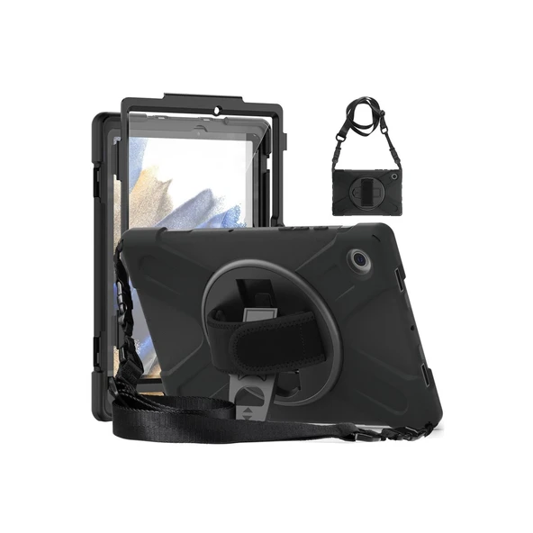 Lenovo Tab M10 Tb328fu Kılıf Amazing Tablet Kapak - Siyah ürün görseli 1