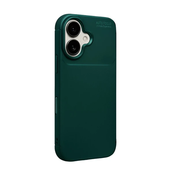 İphone 17 Auto Focus Karbon Kapak - Koyu Yeşil - Resim 3