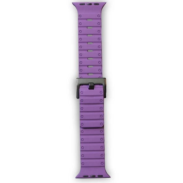Watch 42mm Magnus Mıknatıslı Silikon Kordon - Mor ürün görseli 1