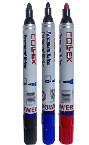 Colex Permanent Kalem Seti Kırmızı ürün görseli 1