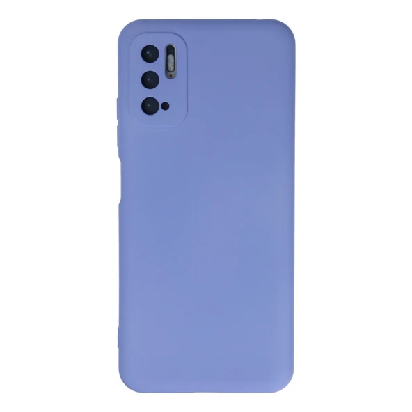 Xiaomi Redmi Note 10 5g Kılıf Nano İçi Kadife Silikon - Lila ürün görseli 1