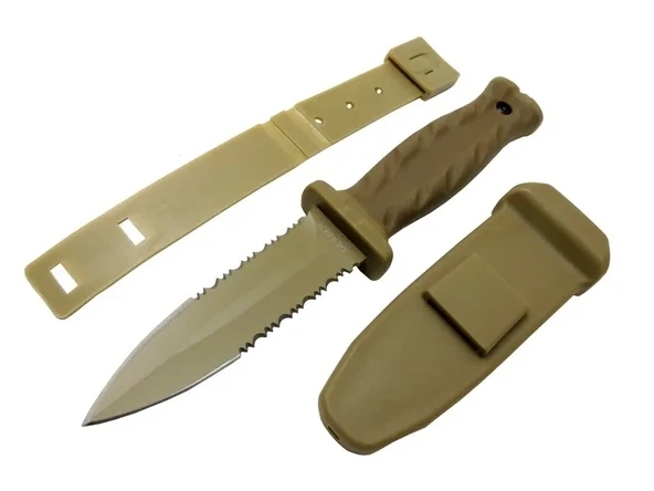 Knives S30v Haki Av Bıçağı 22cm - Testere Detaylı, Kılıflı ürün görseli 1