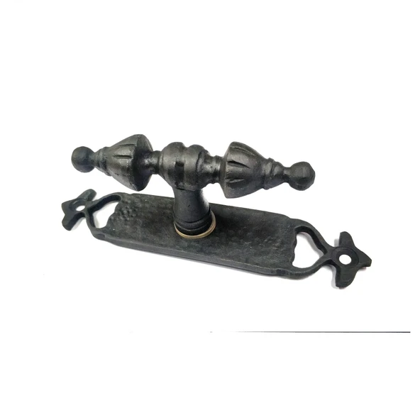 Antika Tarz Dekoratif Pirinç Burma Pencere Kolu - 152x32 Mm, Oksit ürün görseli 1