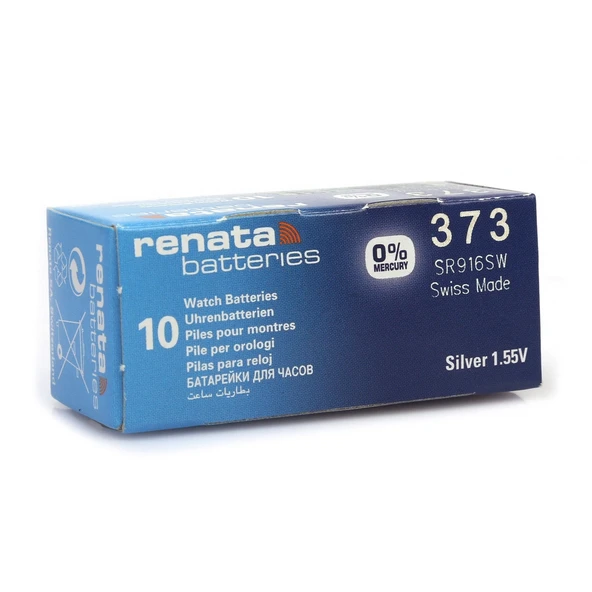 Renata 373 Sr-916sw 1.55v Alkalin Saat Pili 10 Adet ürün görseli 1