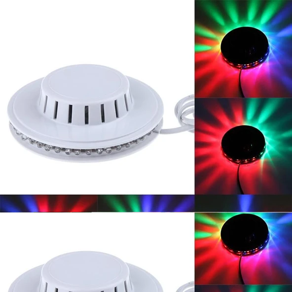 Fithome M29 48 Led Rgb Otomatik Renk Değiştiren Dönen Ayçiçeği Ufo Led ürün görseli 1