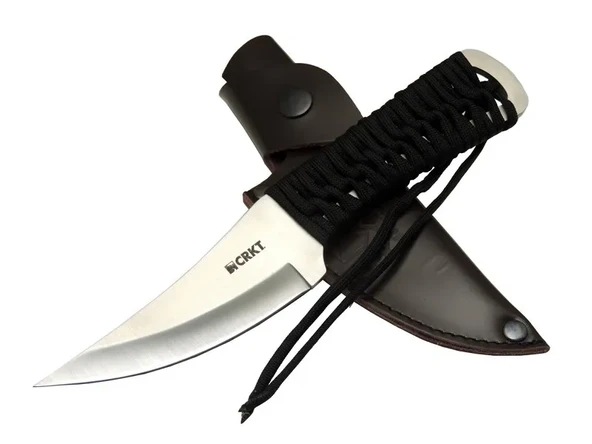 Crkt Scrub Fixed 2712 Wy Kamp / Outdoor Bıçak 22,5cm - İpli Sap, Deri Kılıflı ürün görseli 1