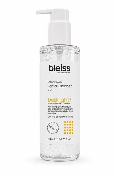 Bleiss beBright+ Yağlı ve Karma Ciltler İçin Yüz Temizleme Jeli 200 ml ürün görseli 1